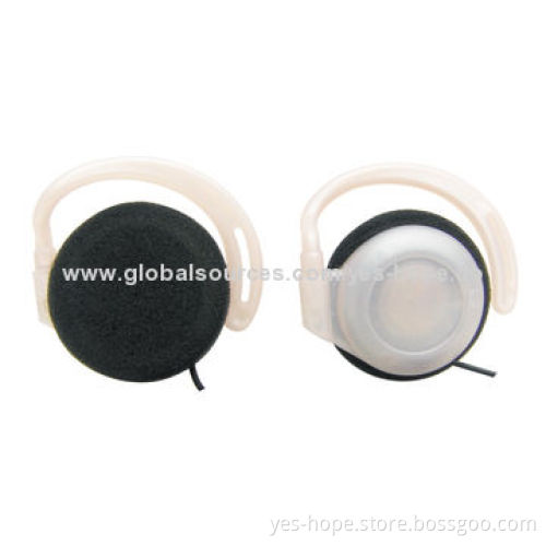 Portable stereo earhook headset for sport